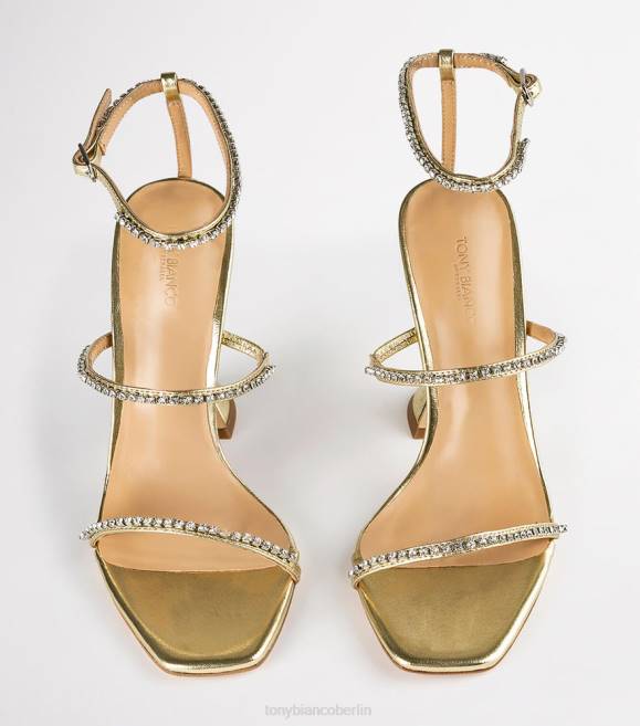 Bling Heels| de Tony Bianco Frauen schüchterne Absätze Gold-Nappa-Metallic 4624303